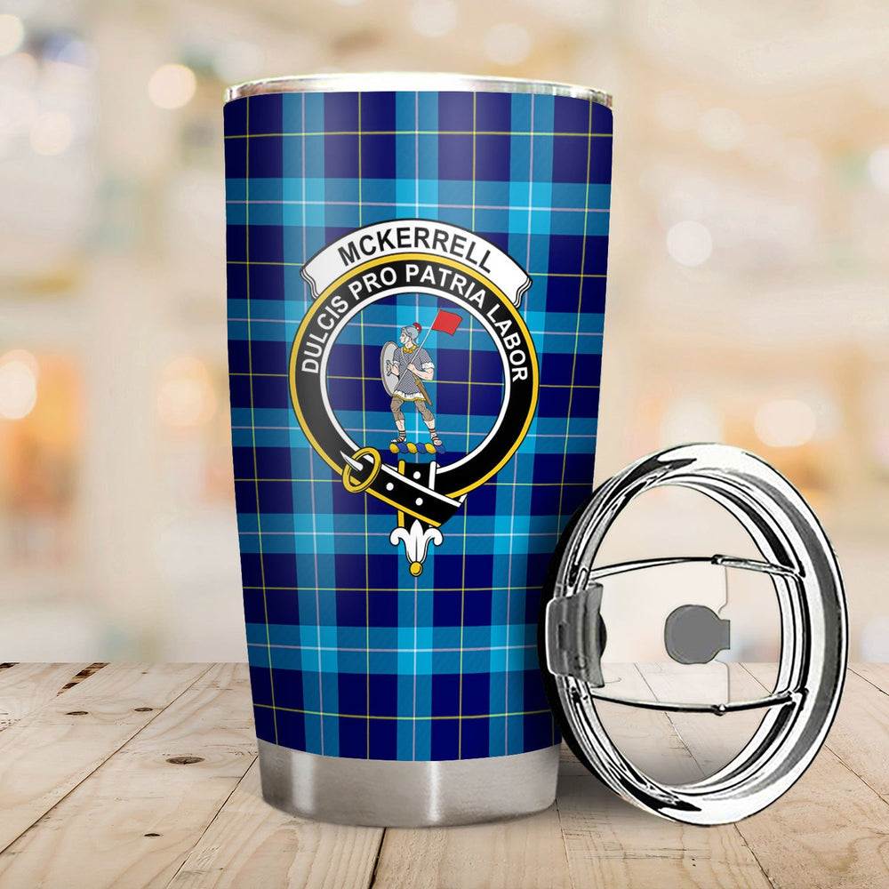 Clan McKerrell Tartan Crest Tumbler EI58 Clan Kerr Tartan Today   