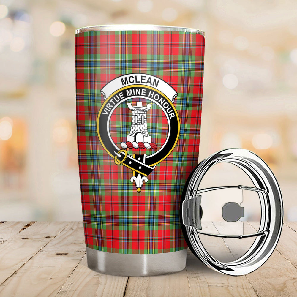 Clan McLean of Duart Modern Tartan Crest Tumbler XZ27 Clan Hall Tartan Today   