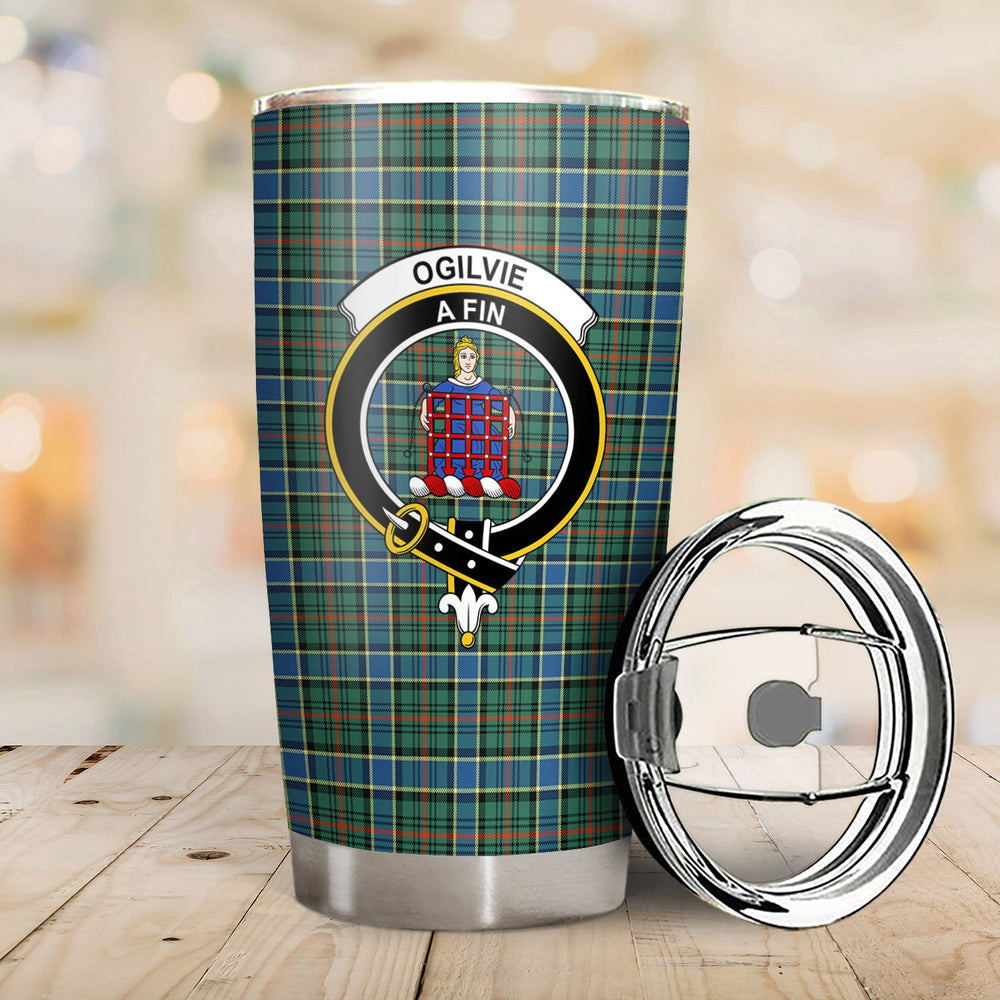Clan Ogilvie Hunting Ancient Tartan Crest Tumbler IA72 Clan Ogilvie Tartan Today   