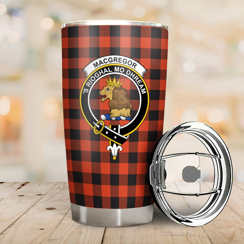 Clan Rob Roy MacGregor Ancient Tartan Crest Tumbler OF26 Clan MacGregor Tartan Today   