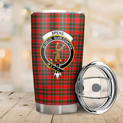 Clan Spens (or Spence) Tartan Crest Tumbler GY73 Clan Spens Tartan Today   