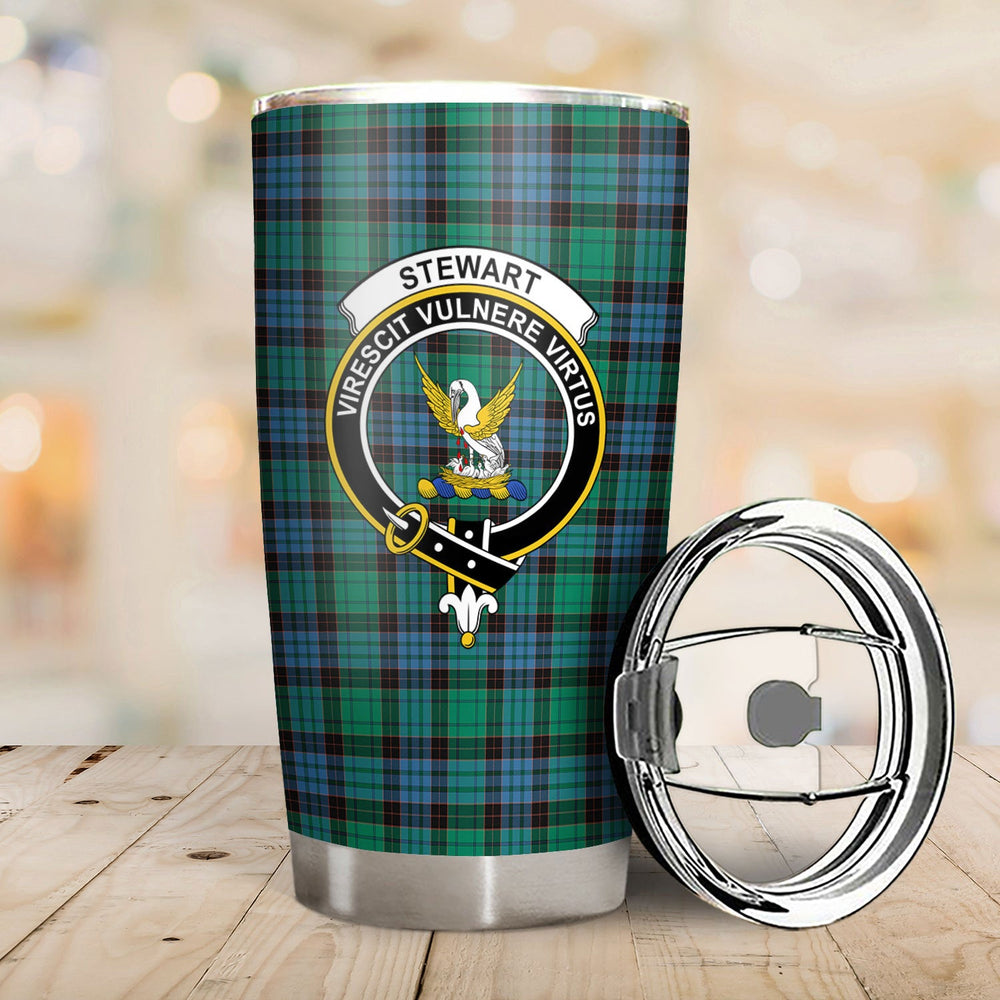 Clan Stewart Old Ancient Tartan Crest Tumbler ZS62 Clan Stewart Tartan Today   