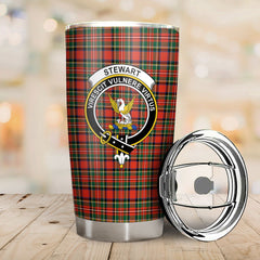 Clan Stewart Royal Modern Tartan Crest Tumbler GE66 Clan Stewart Tartan Today   