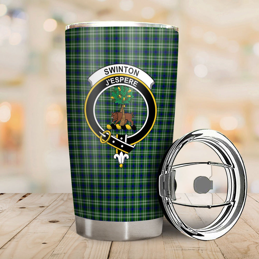 Clan Swinton Tartan Crest Tumbler LC17 Clan Swinton Tartan Today   
