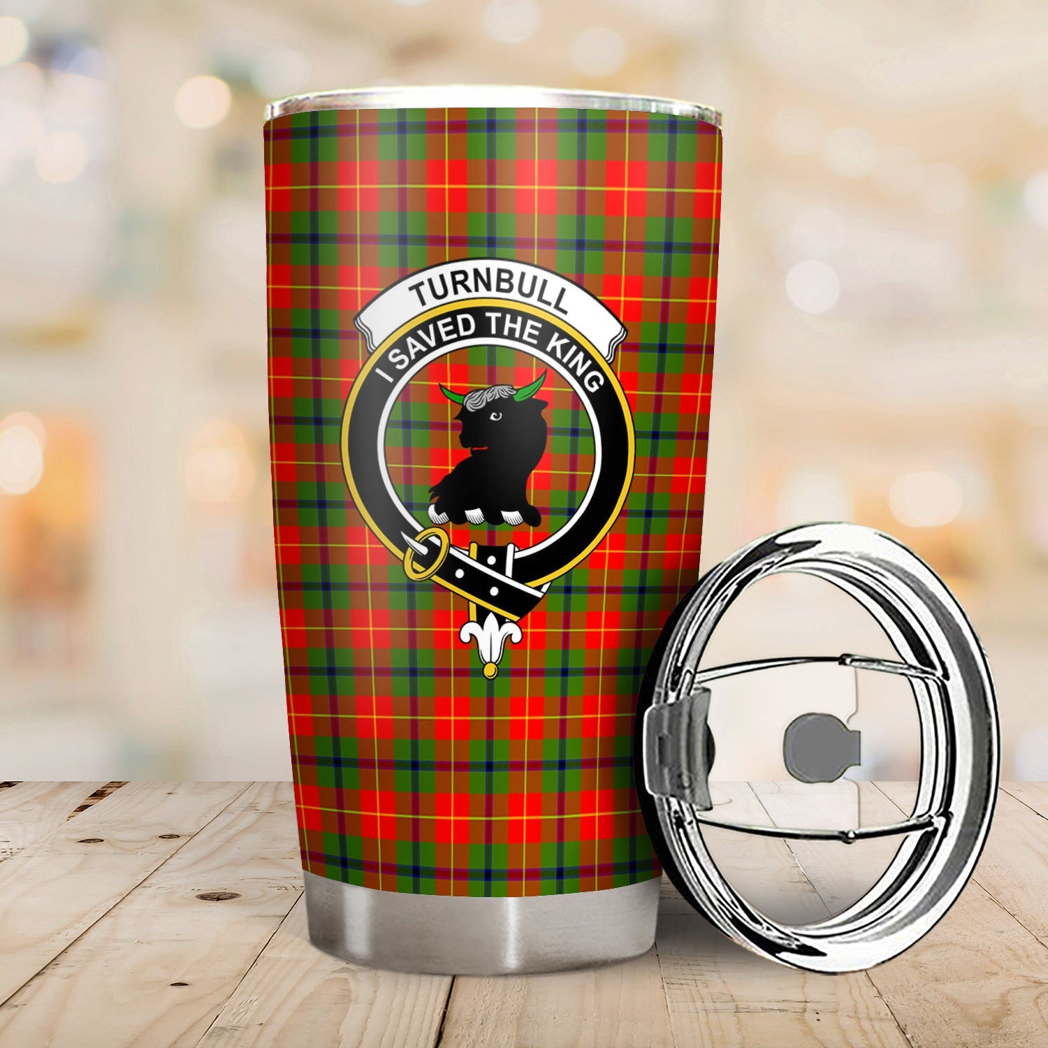 Clan Turnbull Dress Tartan Crest Tumbler CM33 Clan Turnbull Tartan Today   