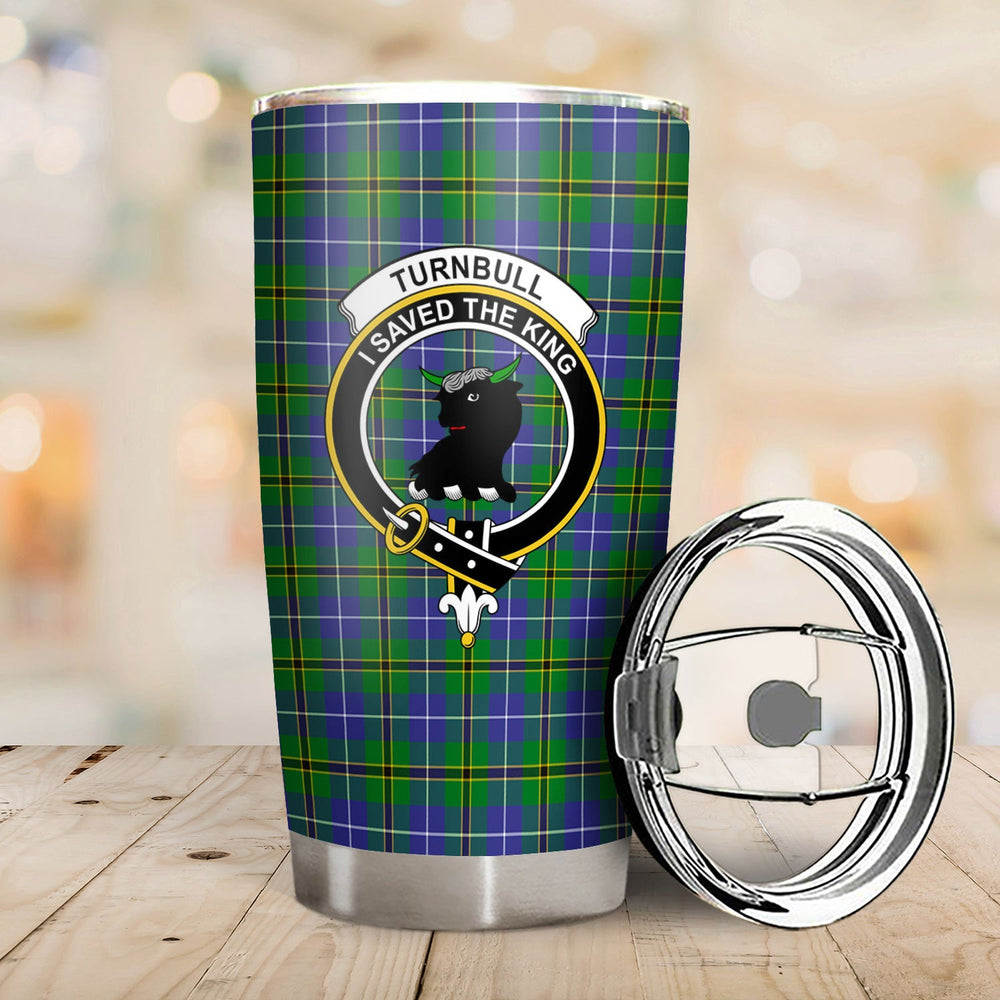Clan Turnbull Hunting Tartan Crest Tumbler CT54 Clan Turnbull Tartan Today   
