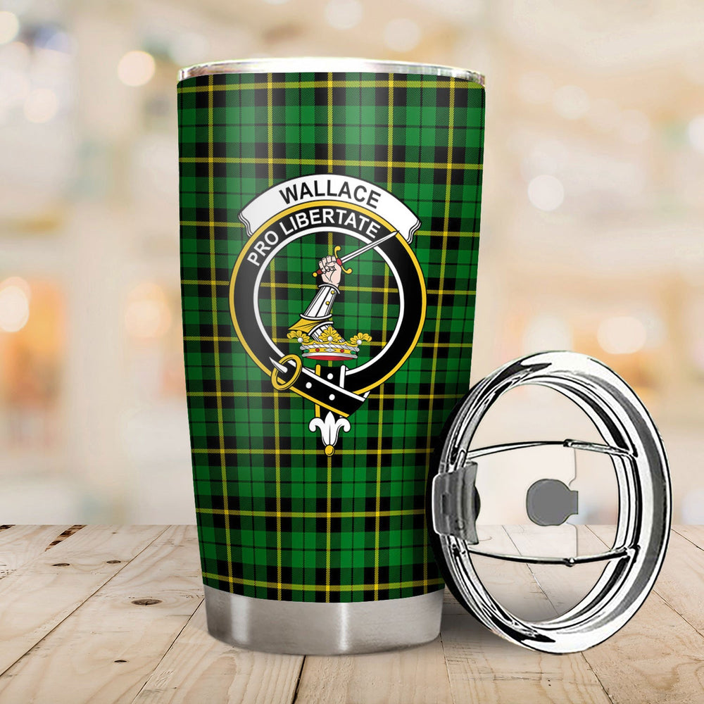 Clan Wallace Hunting Modern Tartan Crest Tumbler VX43 Clan Wallace Tartan Today   