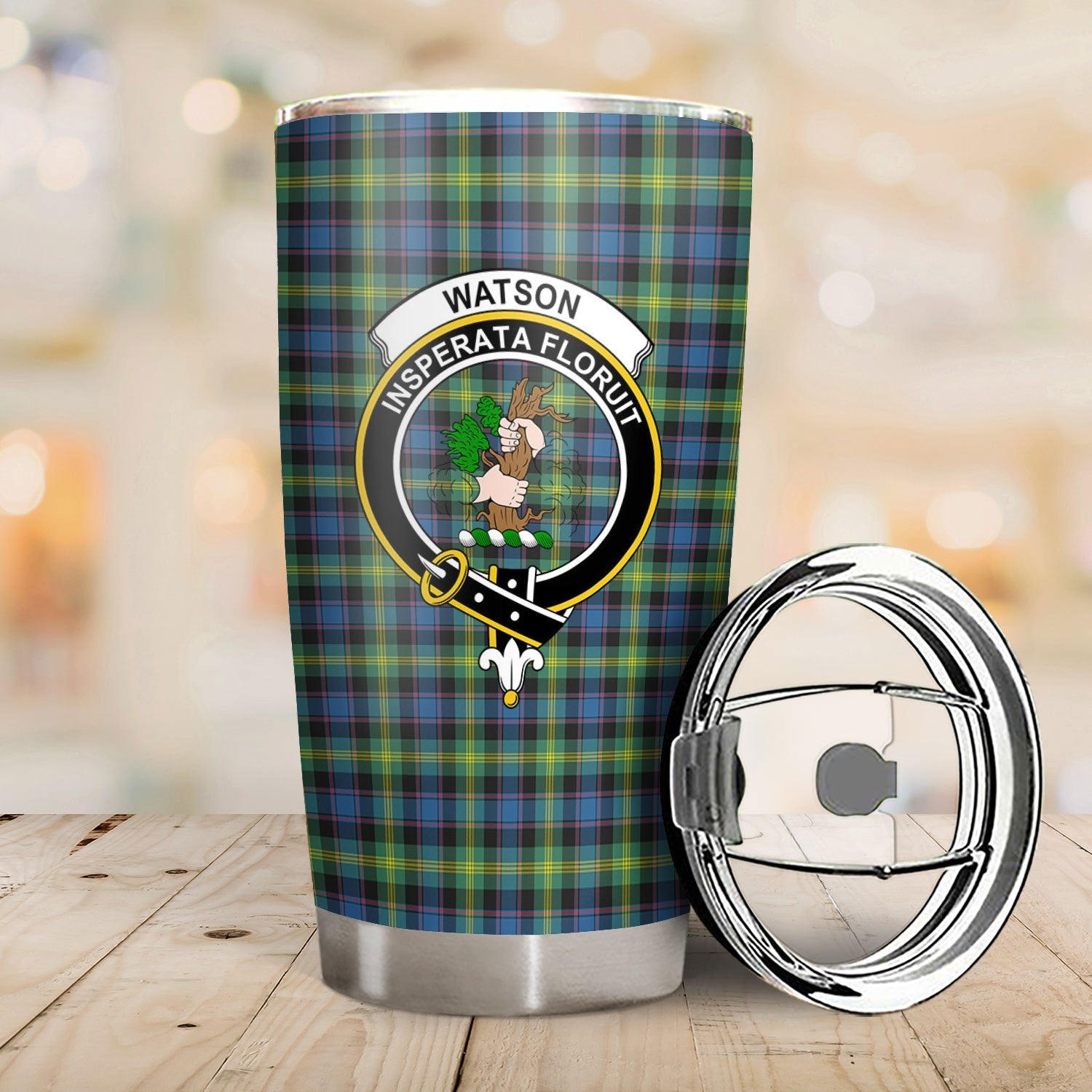 Clan Watson Ancient Tartan Crest Tumbler ZI70 Clan Watson Tartan Today   