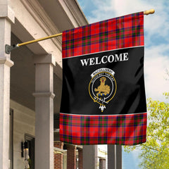 Clan MacGillivray Tartan Crest Black Garden Flag BG62 Clan MacGillivray Tartan Today   