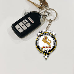 Clan MacKintosh Tartan Crest Keychain JA84 Clan MacKintosh / MacIntosh Tartan Today   