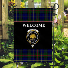 Clan MacLeod Tartan Crest Black Garden Flag YQ37 Clan Garden Tartan Today   