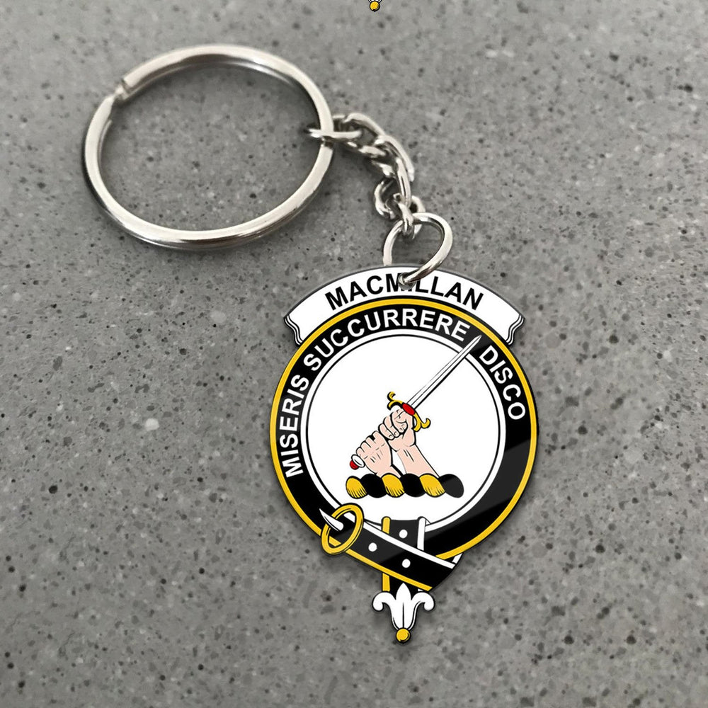 Clan MacMillan Tartan Crest Keychain CE68 Clan MacMillan Tartan Today   