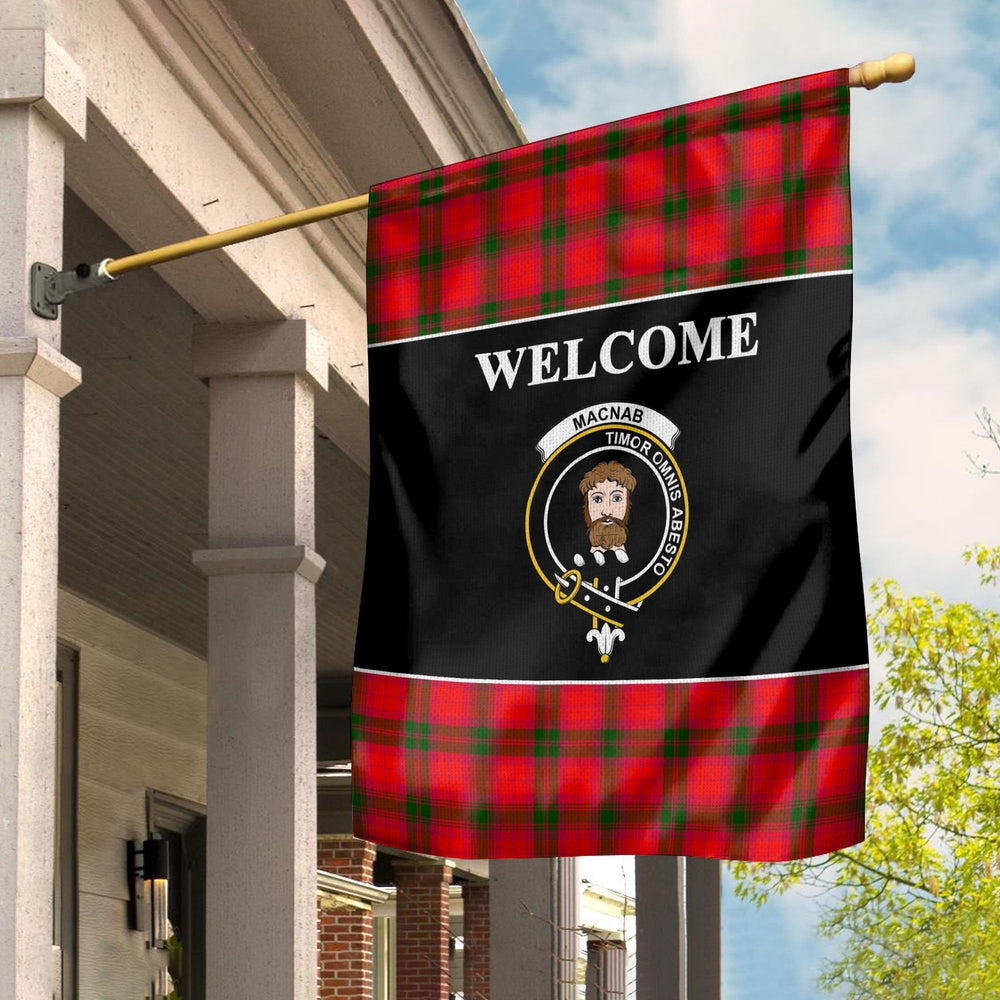 Clan MacNab Tartan Crest Black Garden Flag UE37 Clan MacNab Tartan Today   