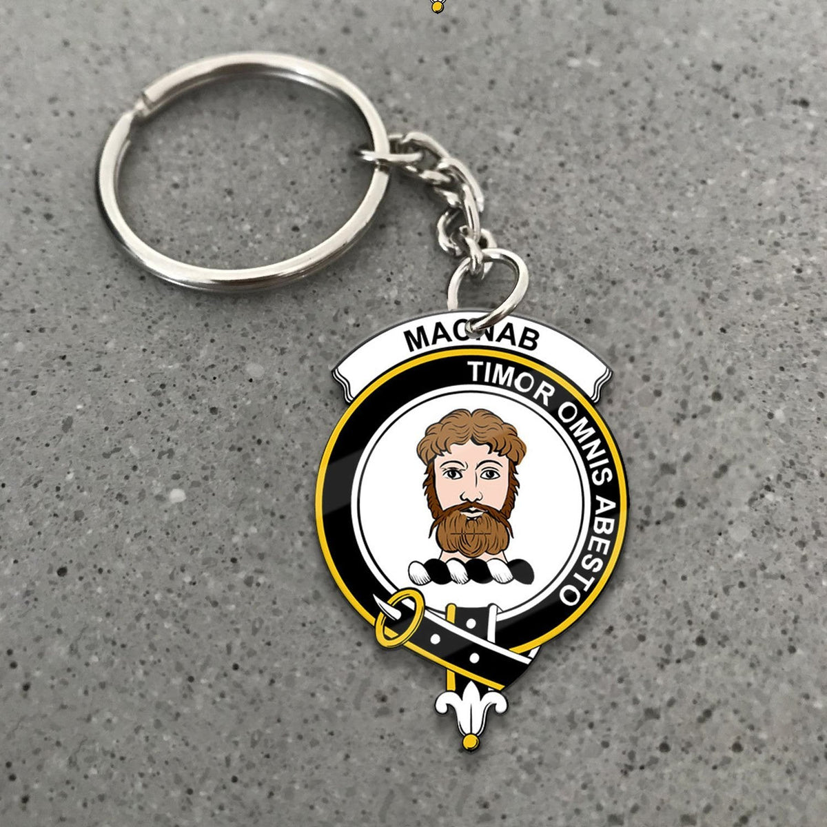 Clan MacNab Tartan Crest Keychain WF51 Clan MacNab Tartan Today   