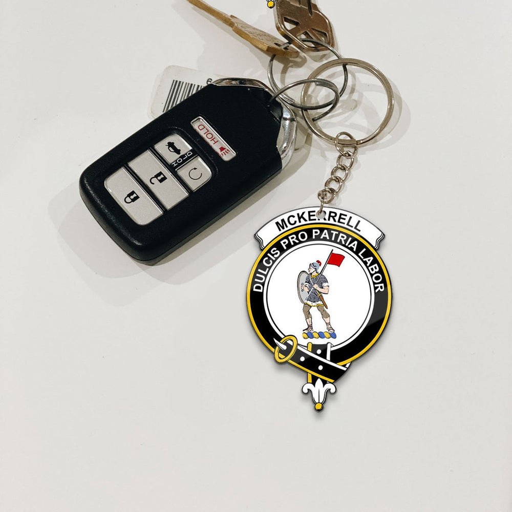 Clan McKerrell Tartan Crest Keychain JV69 Clan Kerr Tartan Today   