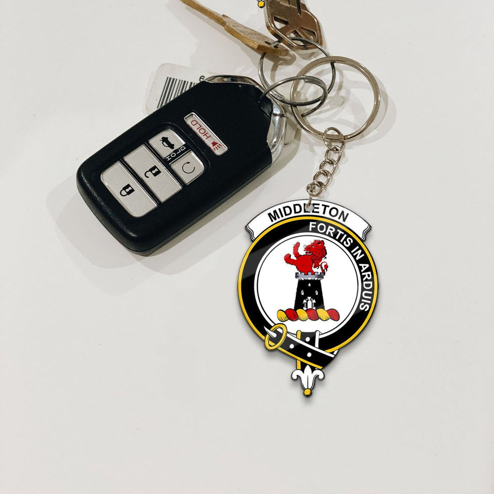 Clan Middleton Tartan Crest Keychain LQ95 Clan Middleton Tartan Today   