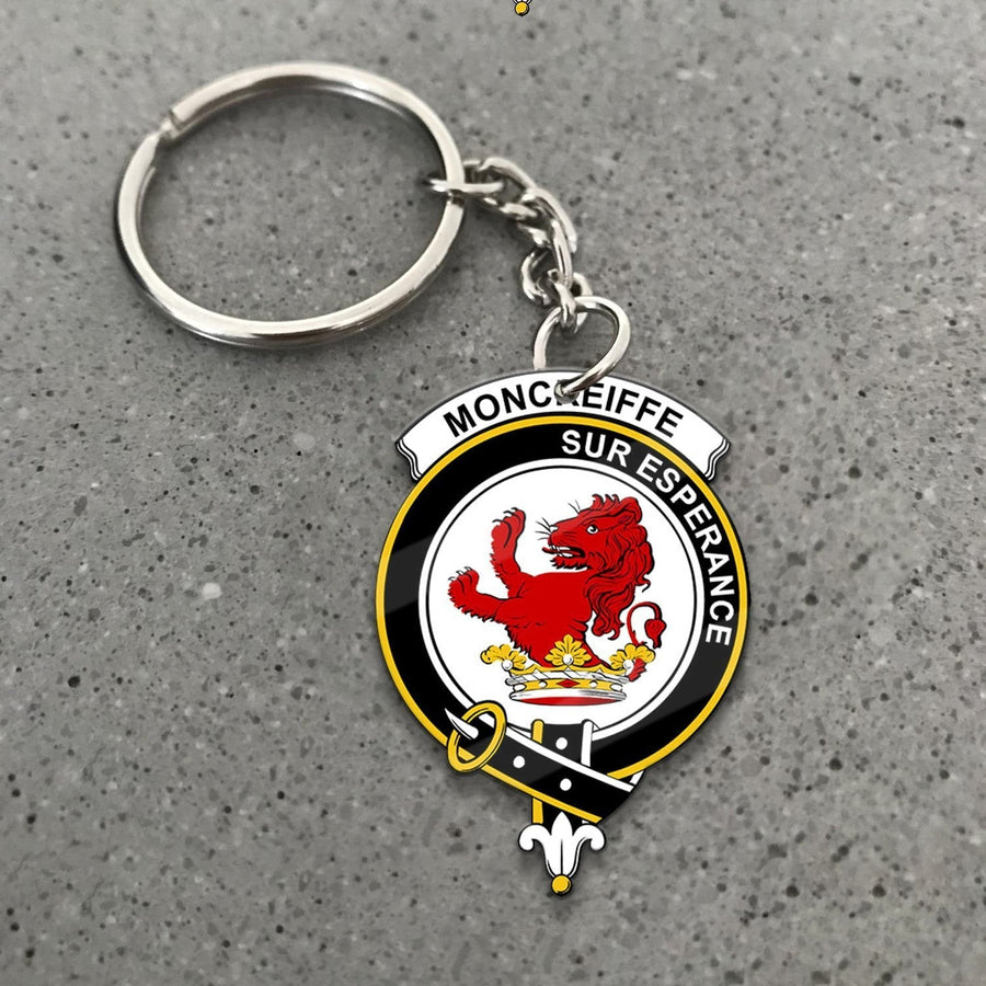 Clan Moncreiffe Tartan Crest Keychain