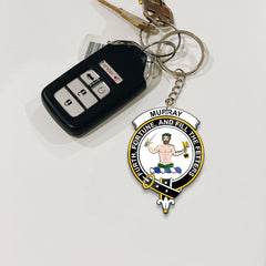 Clan Murray (of Atholl) Tartan Crest Keychain KL15 Clan Murray Tartan Today   