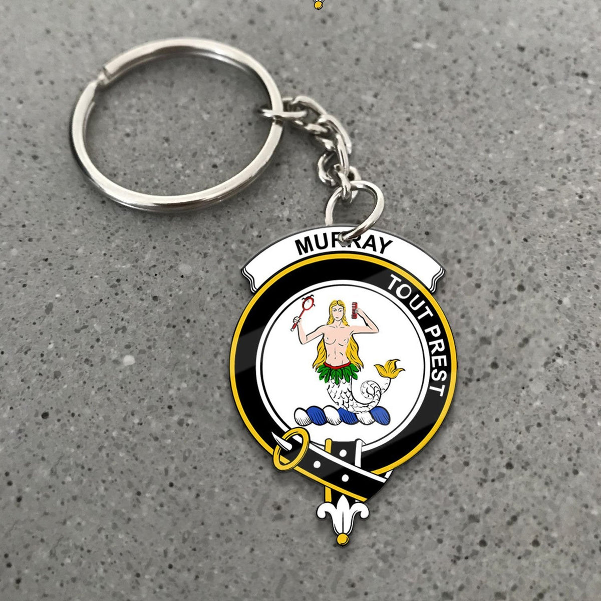 Clan Murray (of Dysart) Tartan Crest Keychain YH98 Clan Murray Tartan Today   
