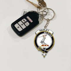 Clan Paisley Tartan Crest Keychain CE95 Clan Paisley Tartan Today   