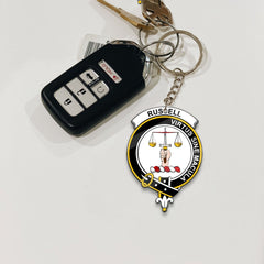 Clan Russell Tartan Crest Keychain ZV97 Clan Russell Tartan Today   