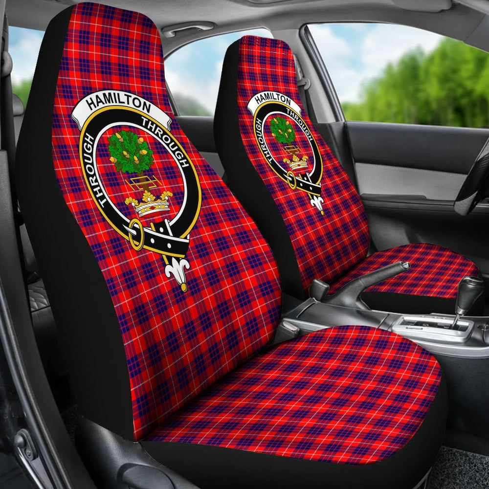 Clan Hamilton Ancient Family Modern Tartan Crest Car seat Cover BL24 Clan Hamilton Tartan Today   