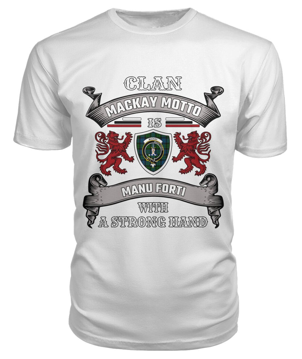 Clan Mackay Family Tartan 2D T-Shirt -  Special VersionVO11 Mackay Tartan 2D T-Shirt - Special Version Tartan T-Shirt White S Mackay Tartan 2D T-Shirt -  Special Version