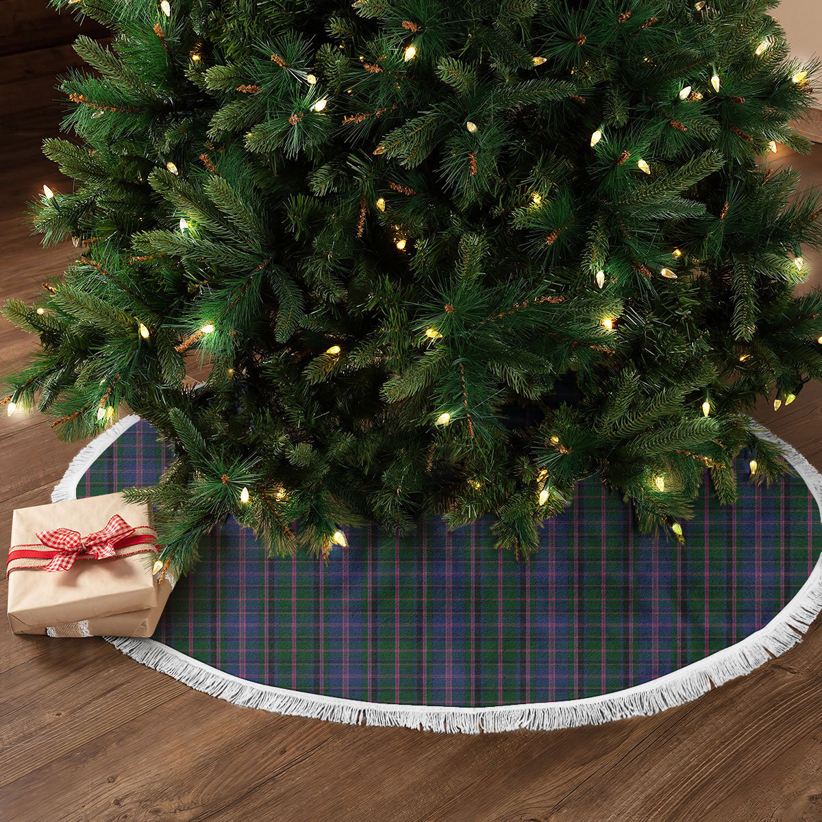 Clan Cooper Tartan Christmas Tree Skirt MD88 Cooper Tartan Tartan Christmas   