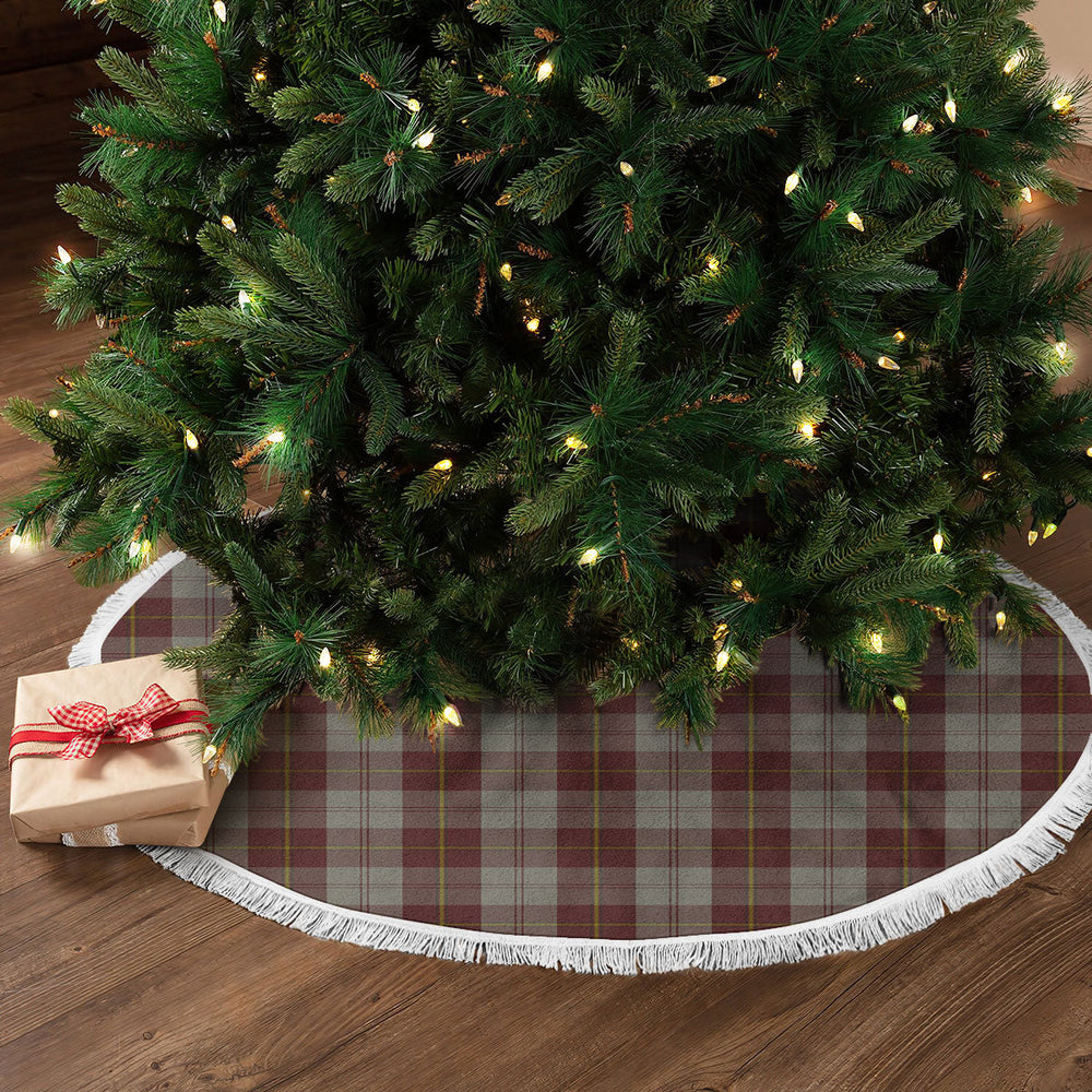 Clan Cunningham Burgundy Dancers Tartan Christmas Tree Skirt JZ88 Cunningham Burgundy Dancers Tartan Tartan Christmas   