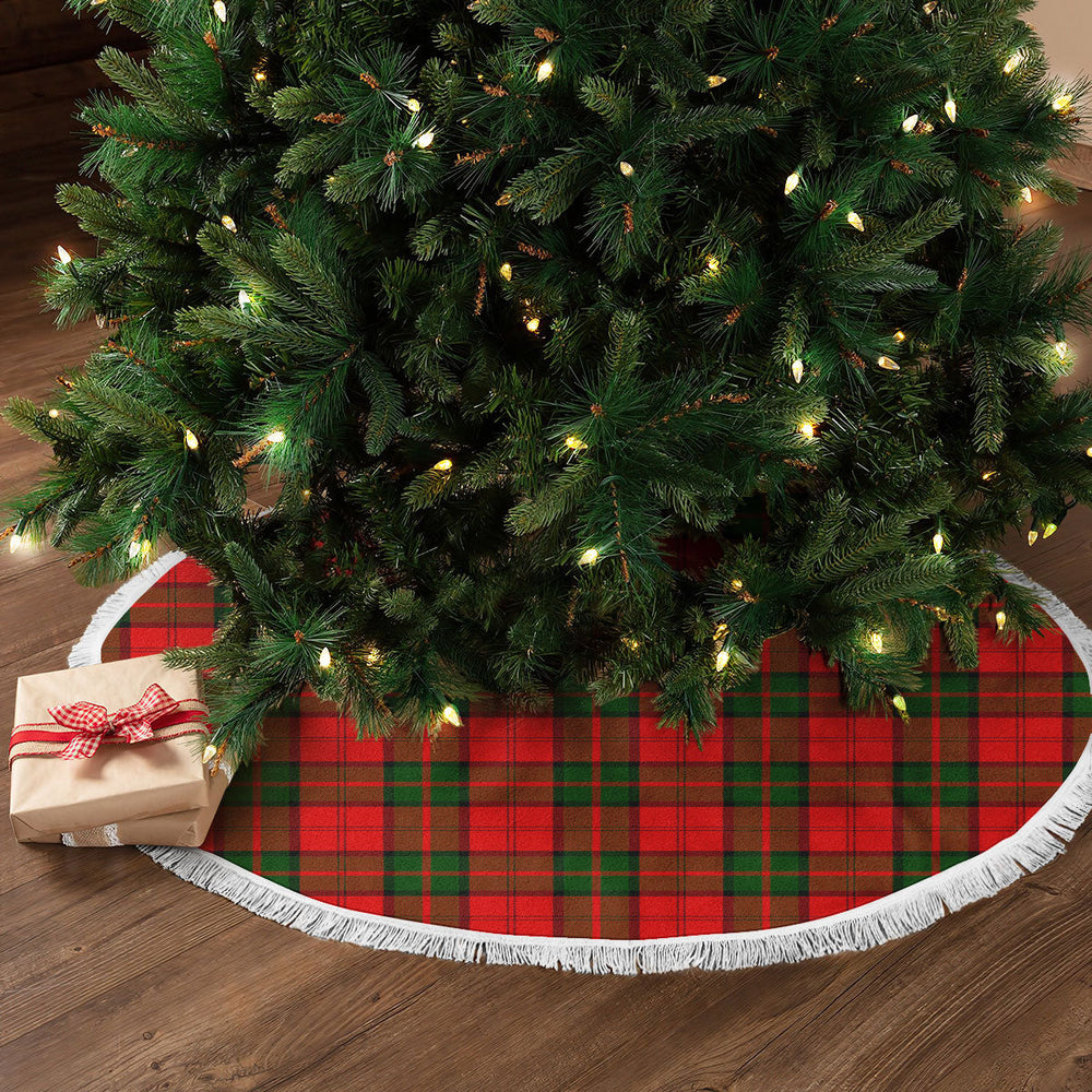 Clan Dunbar Modern Tartan Christmas Tree Skirt JS12 Dunbar Modern Tartan Tartan Christmas   