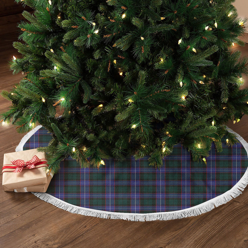 Clan Hunter Modern Tartan Christmas Tree Skirt EC56 Hunter Modern Tartan Tartan Christmas   