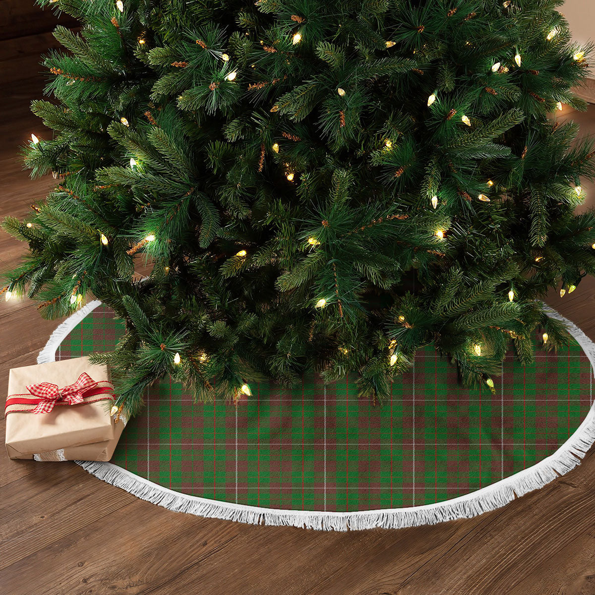 Clan MacKinnon Hunting Modern Tartan Christmas Tree Skirt QO27 MacKinnon Hunting Modern Tartan Tartan Christmas   