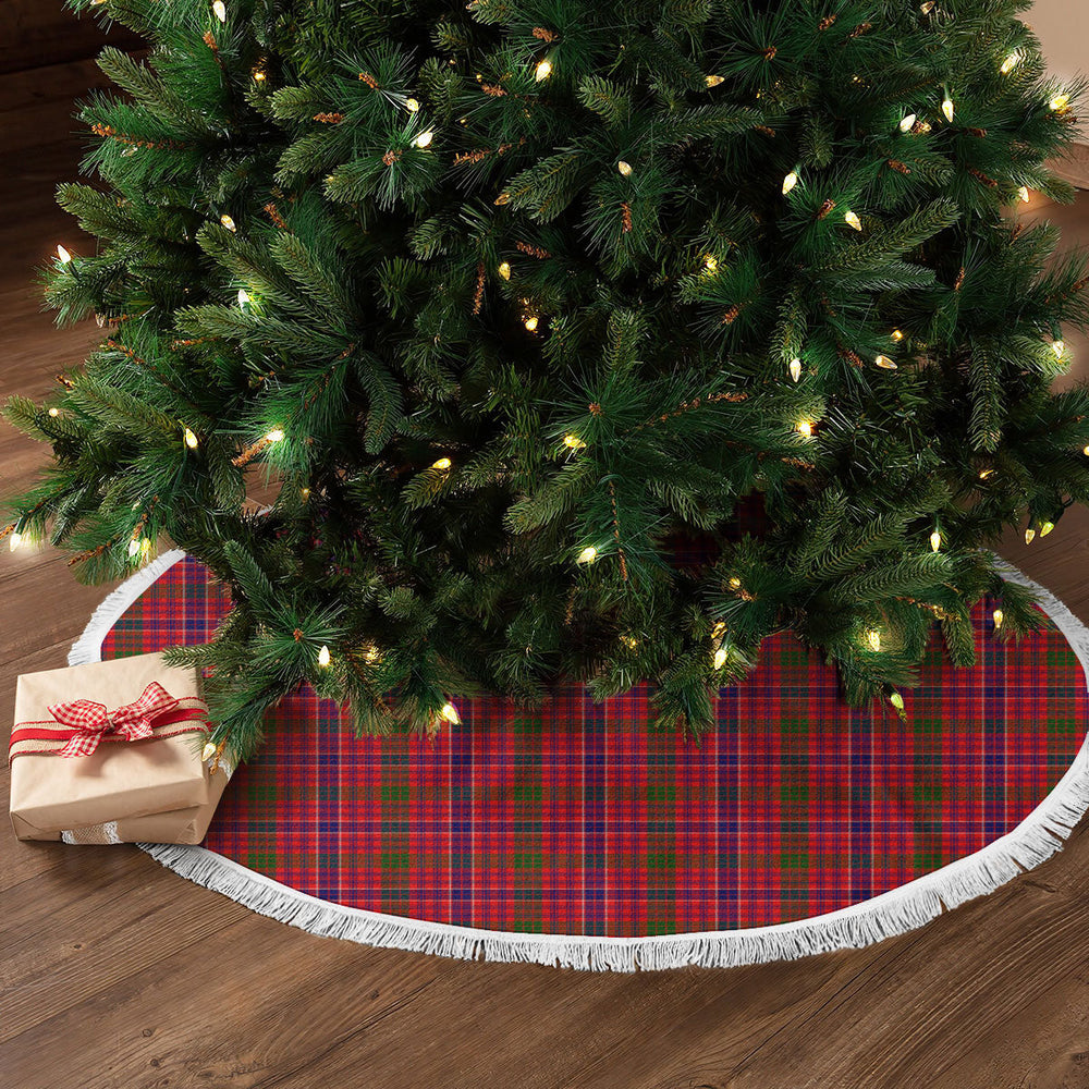 Clan MacRae Modern Tartan Christmas Tree Skirt UX50 MacRae Modern Tartan Tartan Christmas   