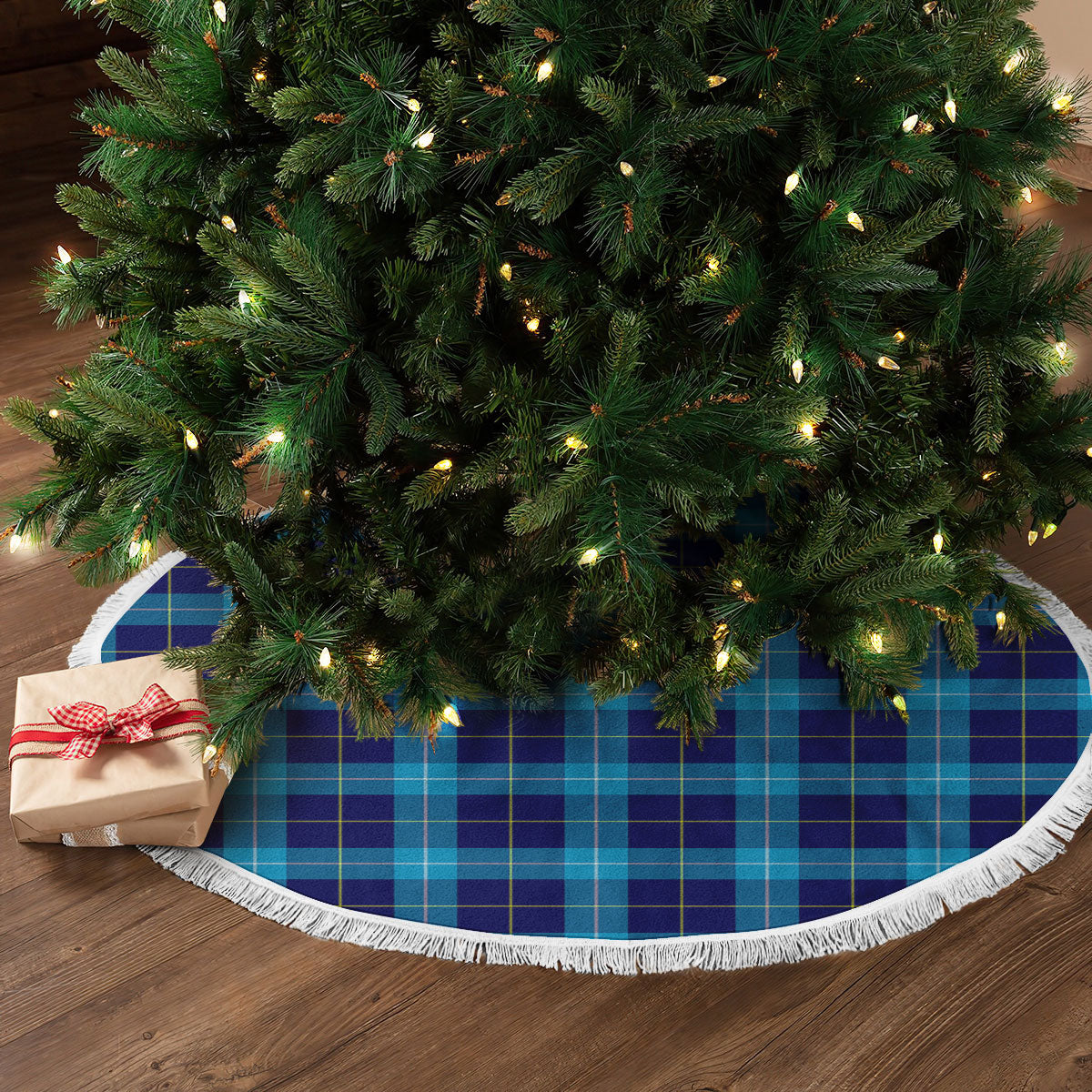 Clan McKerrell Tartan Christmas Tree Skirt DE19 McKerrell Tartan Tartan Christmas   