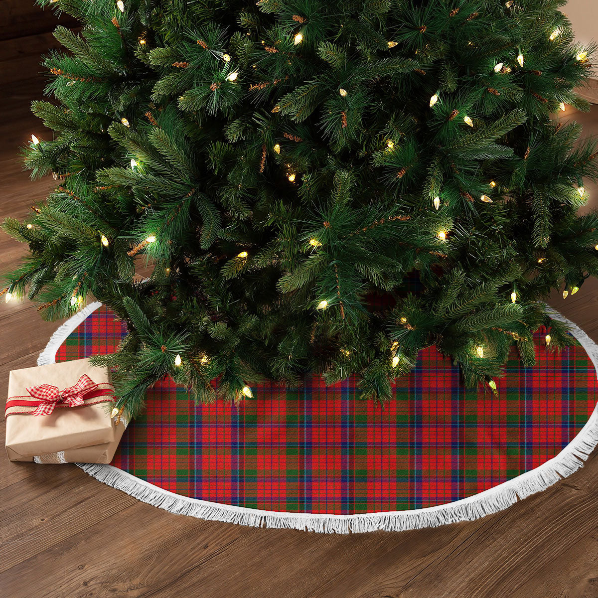 Clan Nicolson Modern Tartan Christmas Tree Skirt IN80 Nicolson Modern Tartan Tartan Christmas   