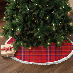 Clan Rose Modern Tartan Christmas Tree Skirt UT82 Rose Modern Tartan Tartan Christmas   