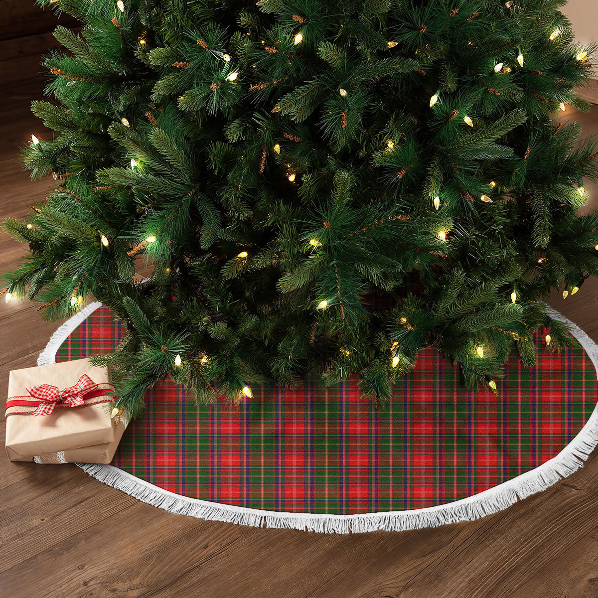 Clan Somerville Tartan Christmas Tree Skirt QM19 Somerville Tartan Tartan Christmas   