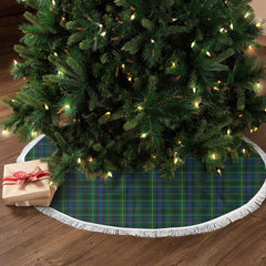Clan Stewart Hunting Modern Tartan Christmas Tree Skirt FK28 Stewart Hunting Modern Tartan Tartan Christmas   
