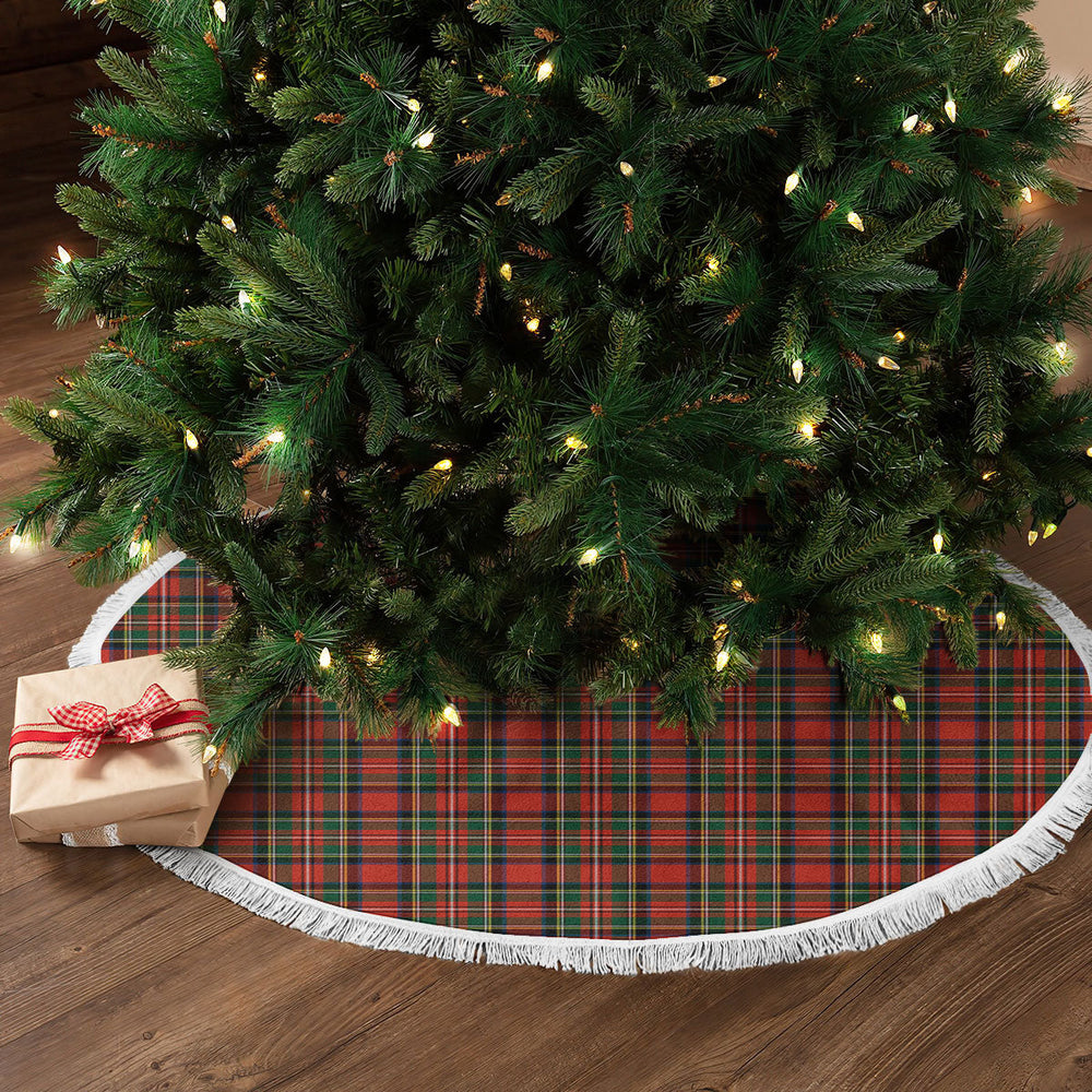 Clan Stewart Royal Modern Tartan Christmas Tree Skirt AD93 Stewart Royal Modern Tartan Tartan Christmas   