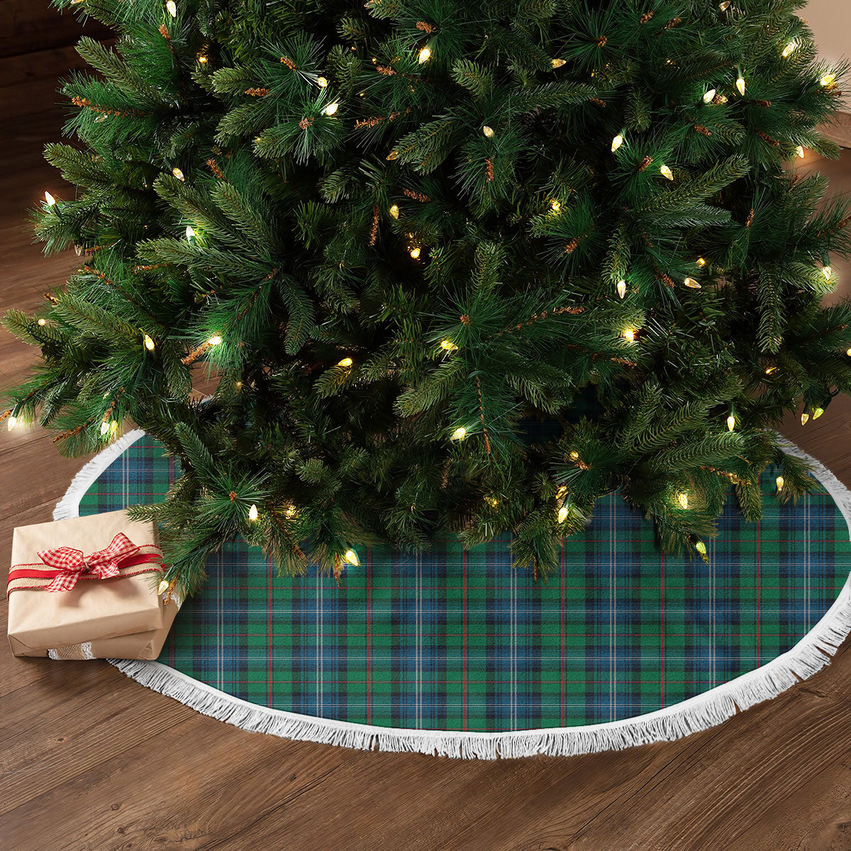 Clan Urquhart Ancient Tartan Christmas Tree Skirt JR14 Urquhart Ancient Tartan Tartan Christmas   