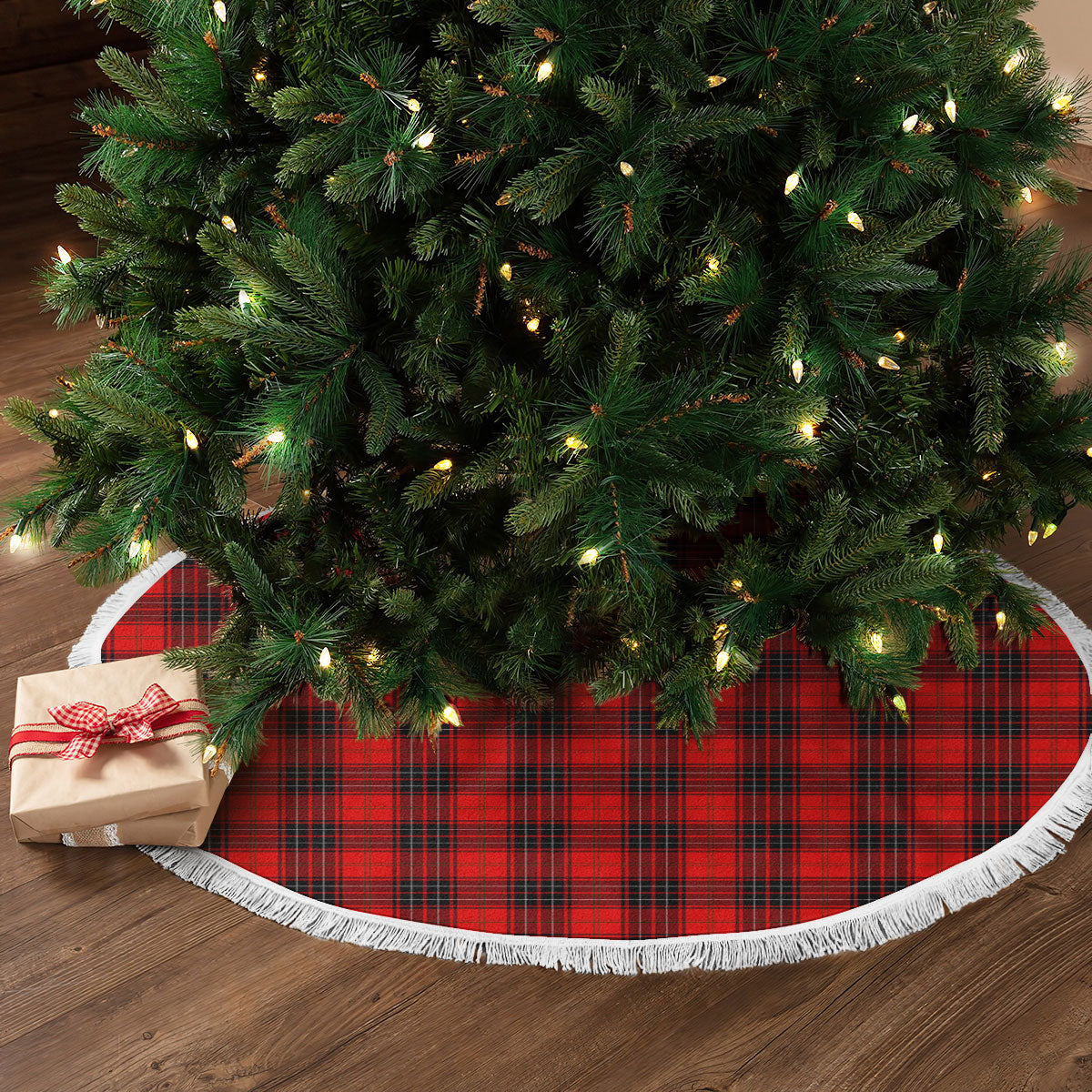 Clan Wemyss Modern Tartan Christmas Tree Skirt SO66 Wemyss Modern Tartan Tartan Christmas   