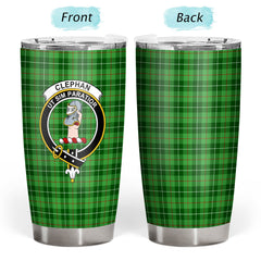 Clan Clephan (or Clephane) Tartan Crest Tumbler BN24 Clan Clephan Tartan Today   