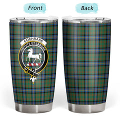 Clan Cochrane Ancient Tartan Crest Tumbler IP23 Clan Cochrane Tartan Today   