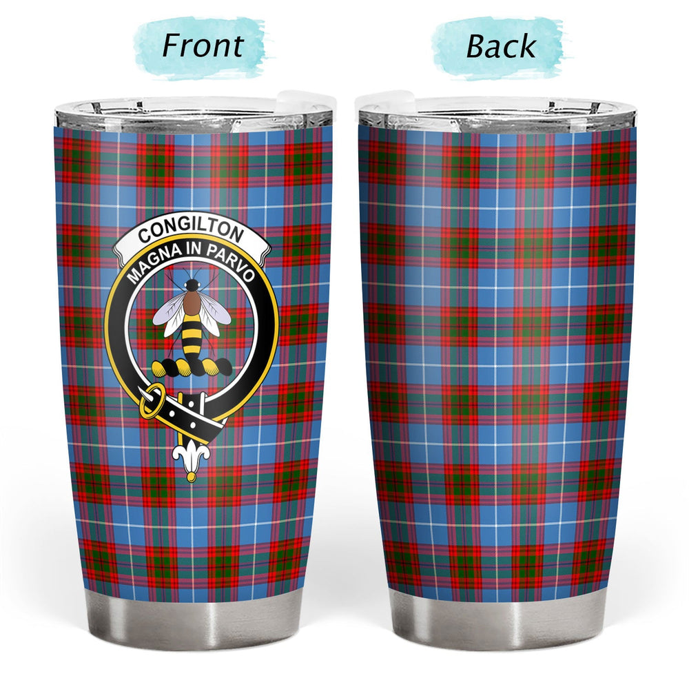 Clan Congilton Tartan Crest Tumbler CS76 Clan Hall Tartan Today   