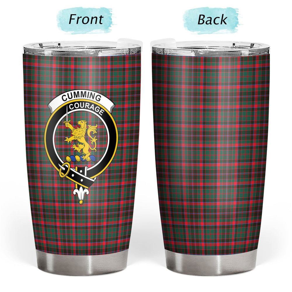 Clan Cumming Hunting Modern Tartan Crest Tumbler WR84 Clan Cumming Tartan Today   