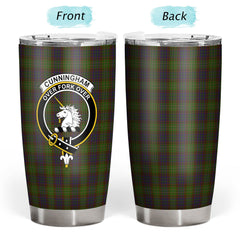 Clan Cunningham Hunting Modern Tartan Crest Tumbler II62 Clan Cunningham Tartan Today   