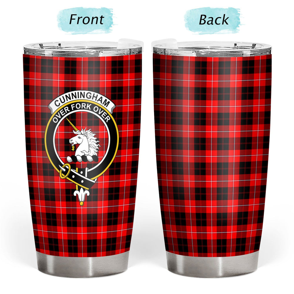 Clan Cunningham Modern Tartan Crest Tumbler JE91 Clan Cunningham Tartan Today   