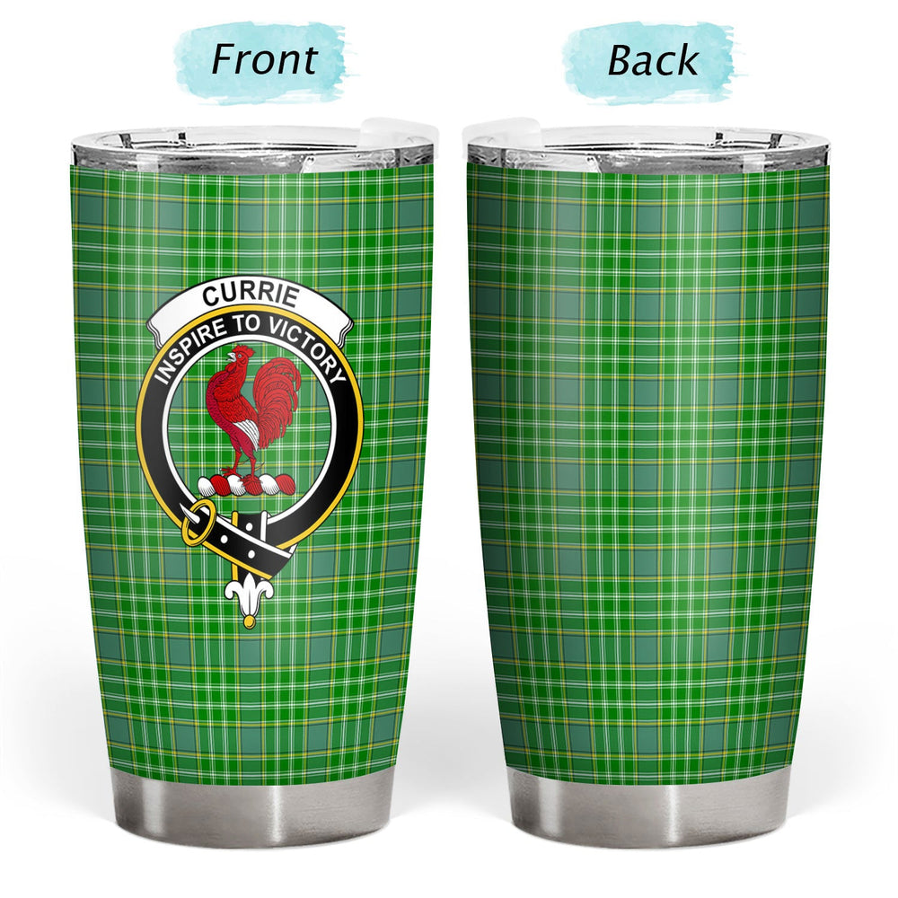Clan Currie Tartan Crest Tumbler TE29 Clan Currie Tartan Today   