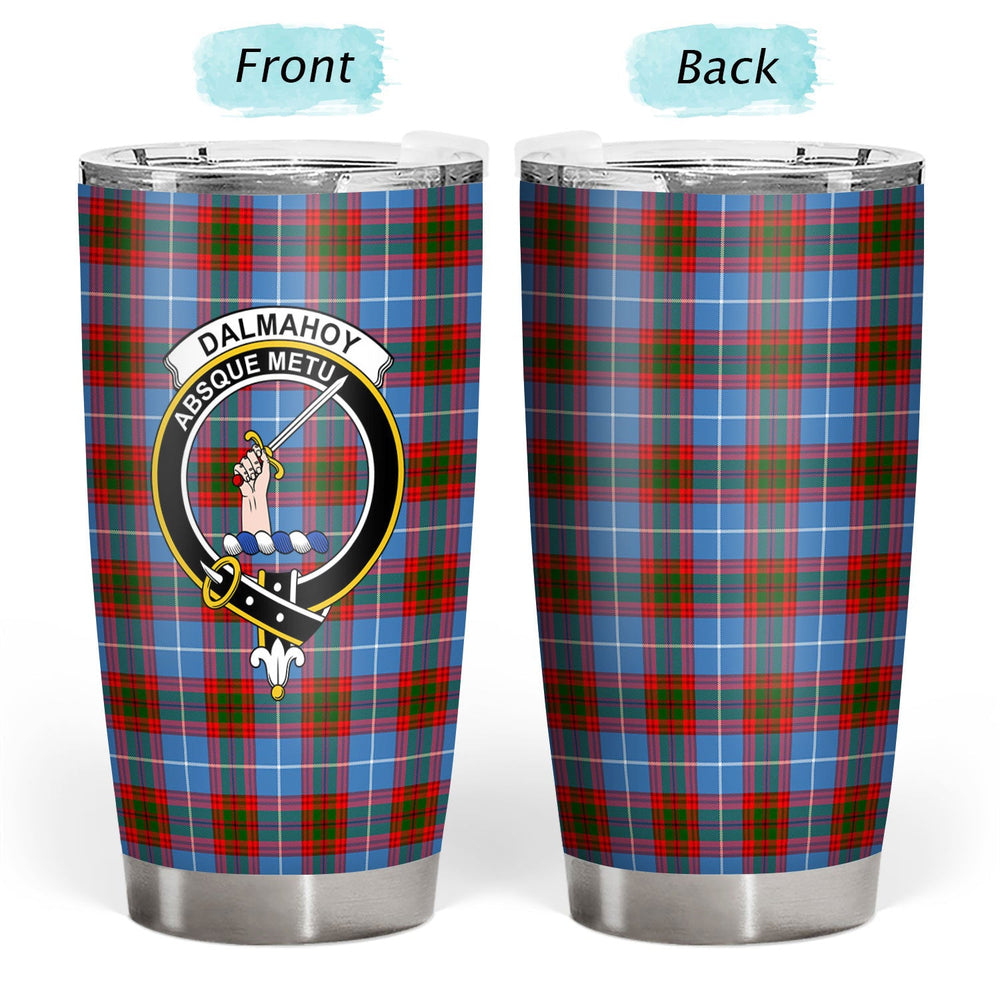 Clan Dalmahoy Tartan Crest Tumbler LI95 Clan Dalmahoy Tartan Today   