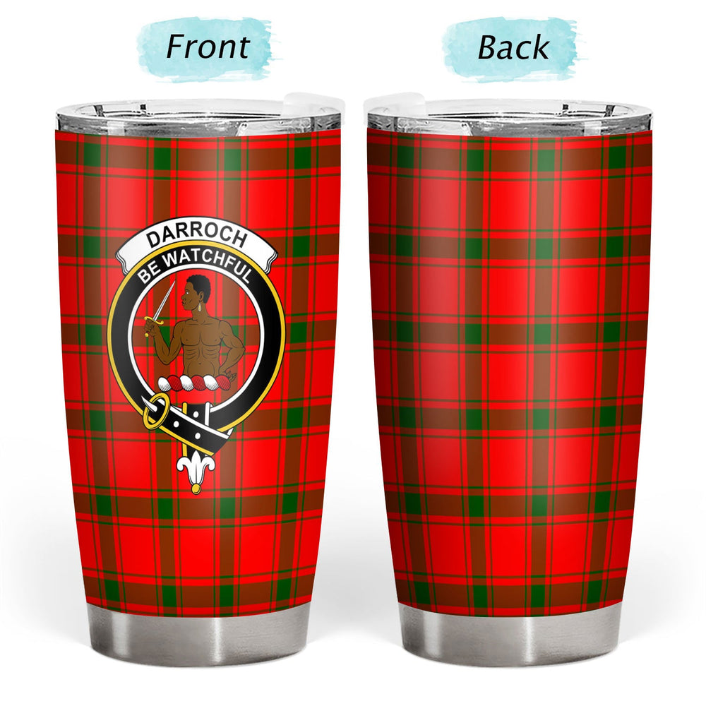 Clan Darroch (Gourock) Tartan Crest Tumbler PN35 Clan Darroch Tartan Today   
